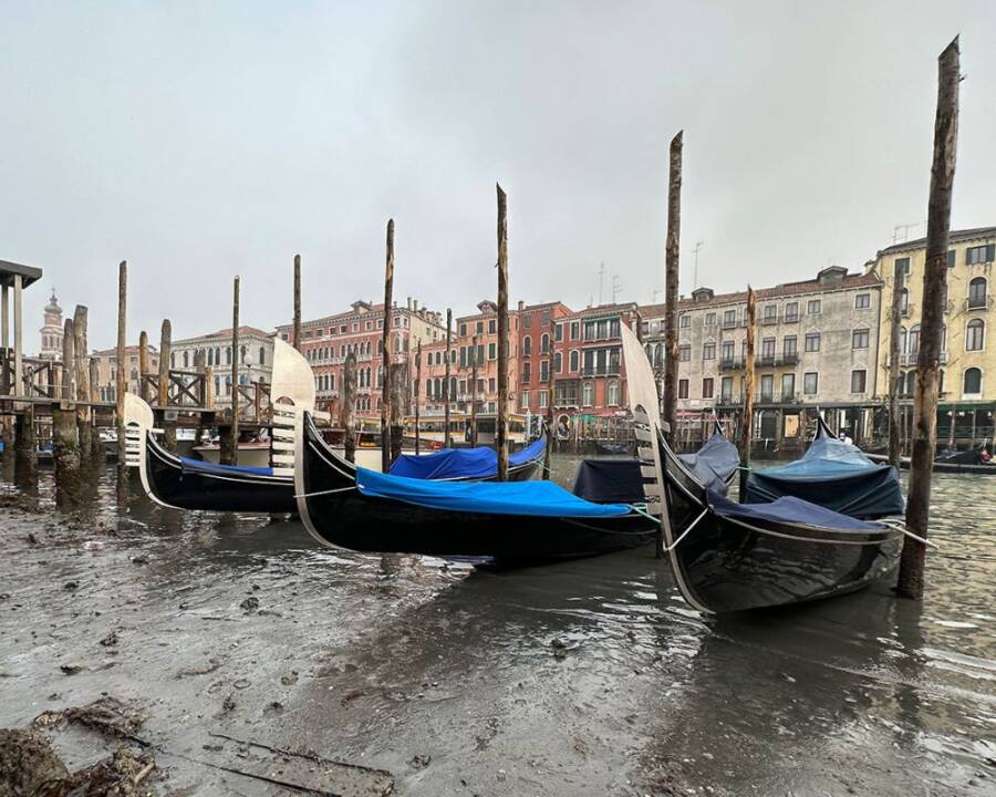 Gondolas In Venice