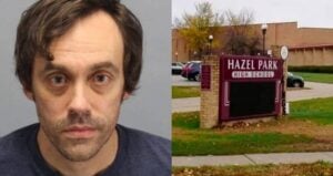 Paul Jacobs And High School Sign