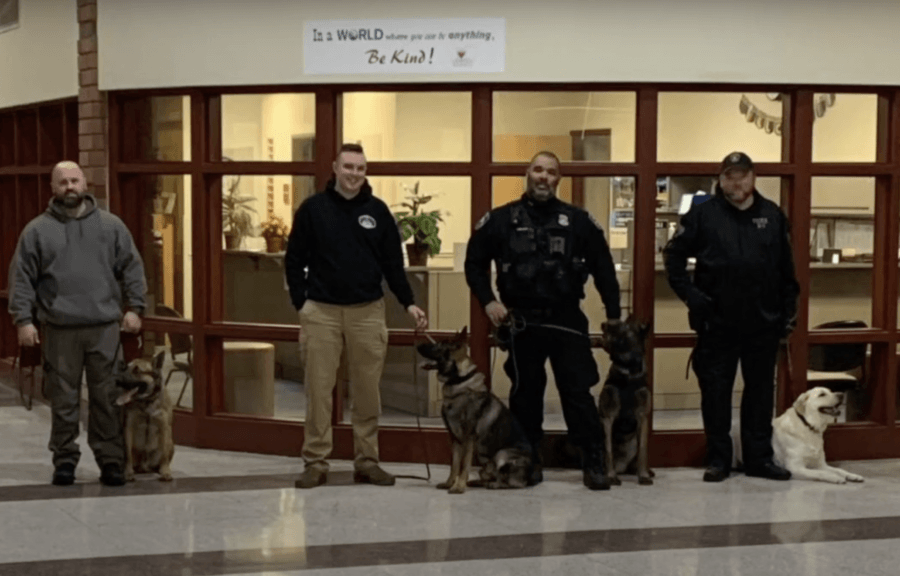 Police And K9 Dogs