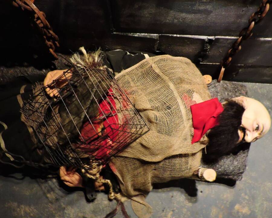 Prisoner Undergoing Rat Torture