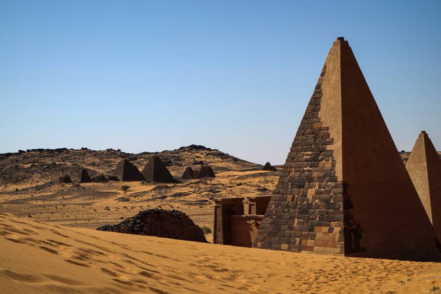 Restored Nubian Pyramid