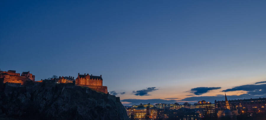 Edinburgh Panorama By Gary Campbell Hall