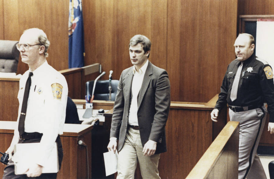 Jeffrey Dahmer During His Murder Trial