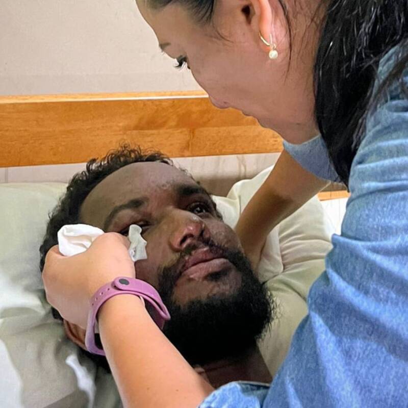 Jhonatan Acosta In The Hospital