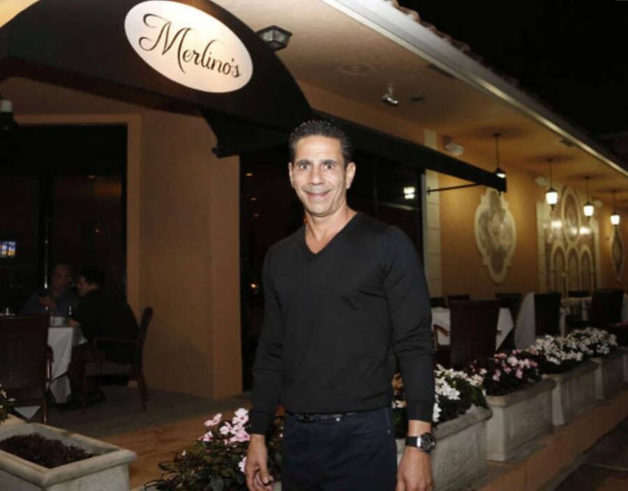Joey Merlino At His Restaurant