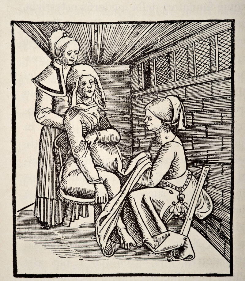 Justine Siegemund Delivering A Baby