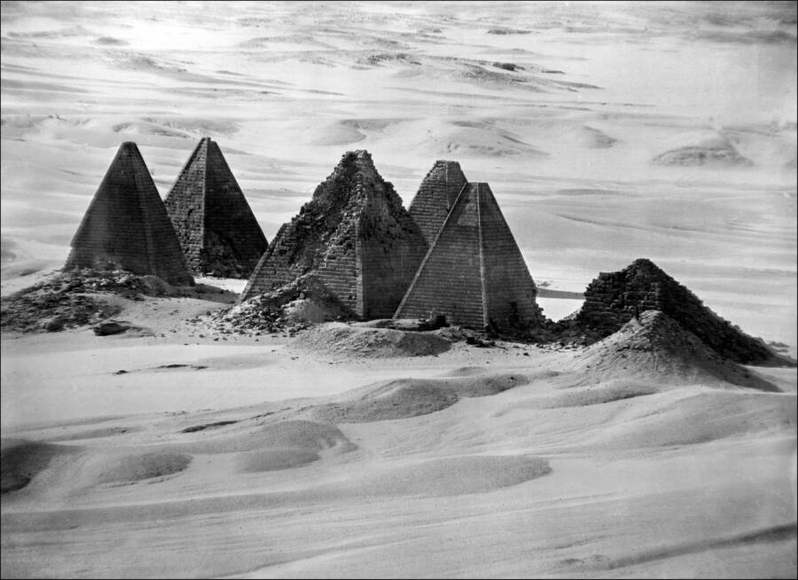 Nubian Pyramids In 1906