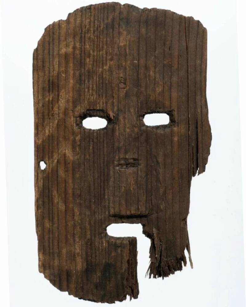1800 Year Old Japan Wooden Mask