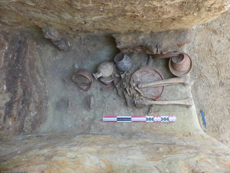 Artifacts In Ancient Necropolis