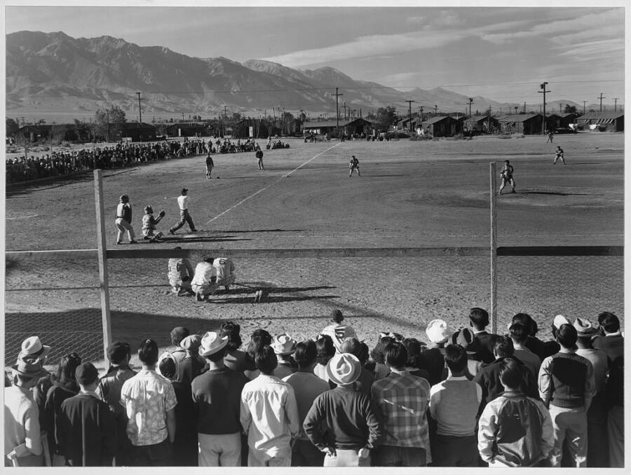 Baseball Game At Manzanar
