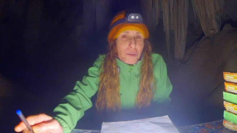 Beatriz Flamini Writing In The Cave