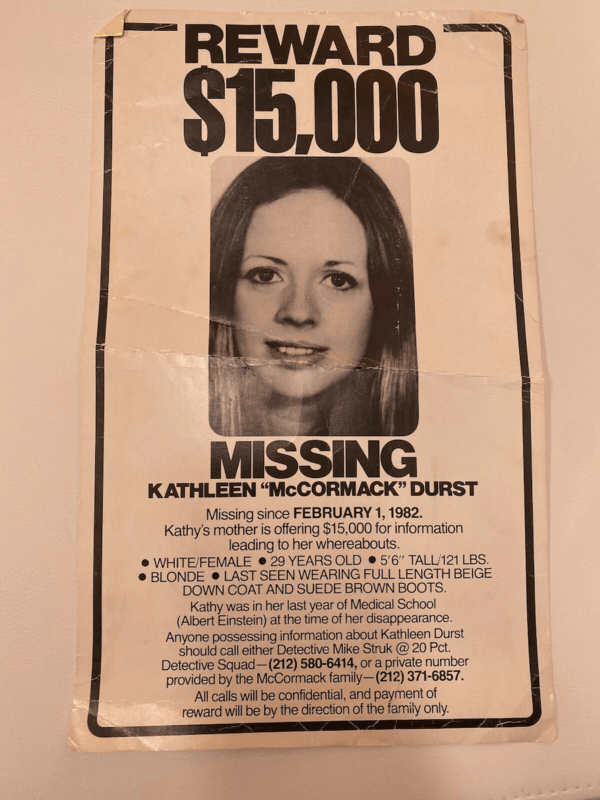 Kathleen McCormack's Missing Poster