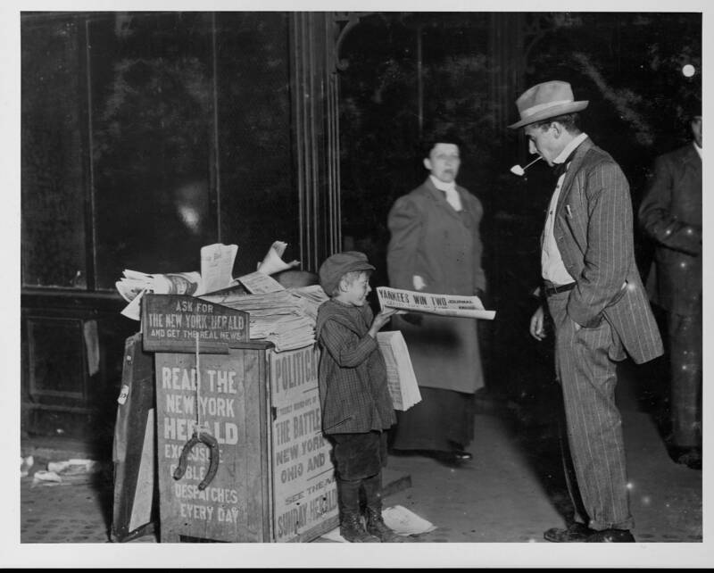 The Real History Of Newsies, Young Boys Who Once Peddled Newspapers