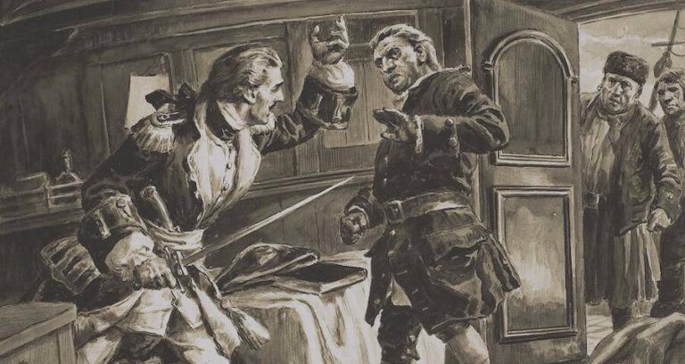 Spanish Coastguard Captain Attacks Captain Jenkins