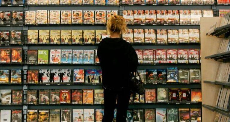 Woman Looking For A Movie