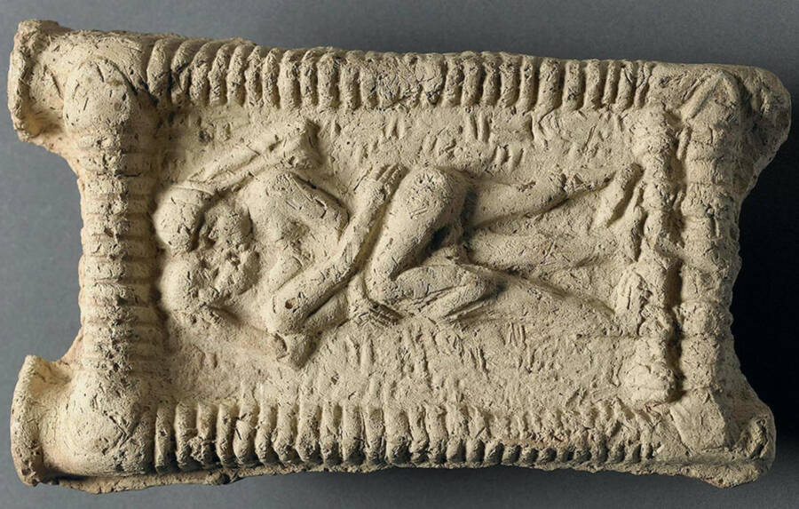 Ancient Kiss Tablet From Mesopotamia