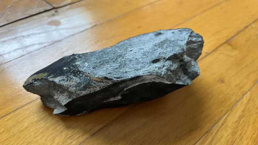 Close Up Of Meteorite