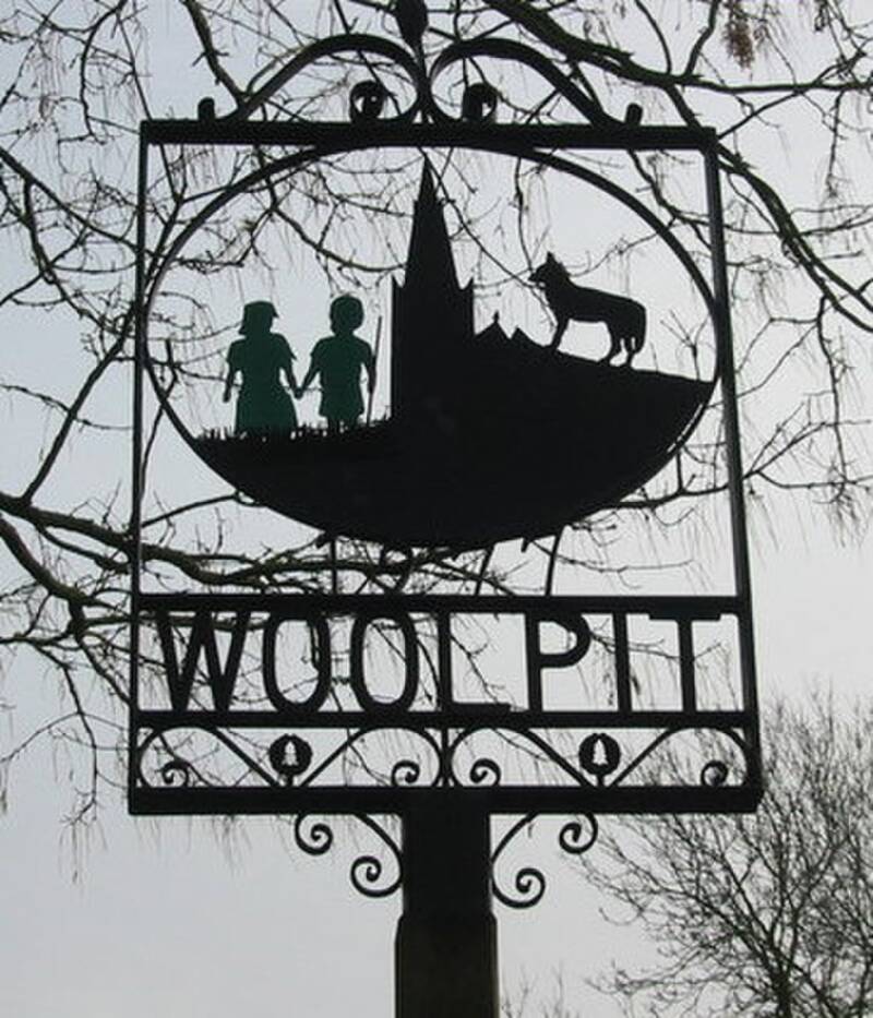 Green Children Of Woolpit Sign