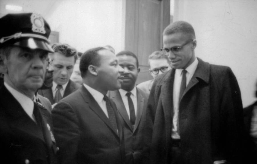 Meeting Of Martin Luther King And Malcolm X