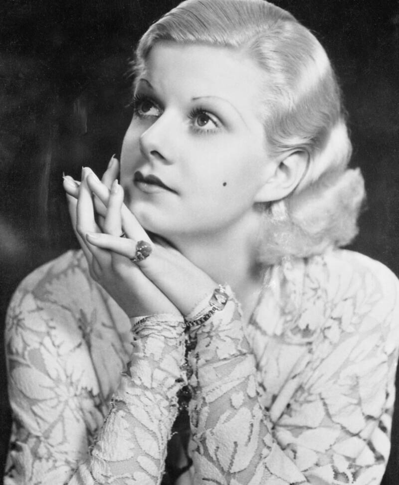 The Life And Death Of Jean Harlow, The First Blonde Bombshell