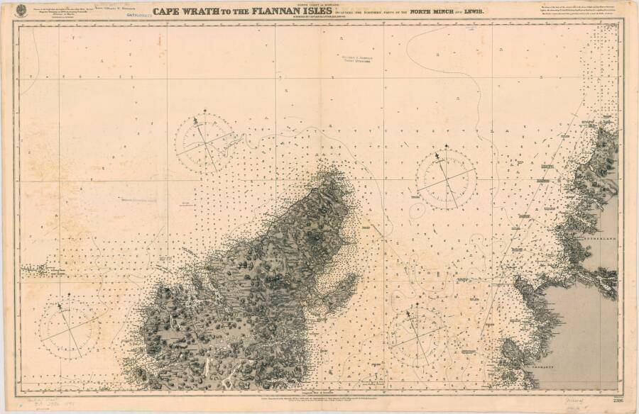 Chart Of The Flannan Isles