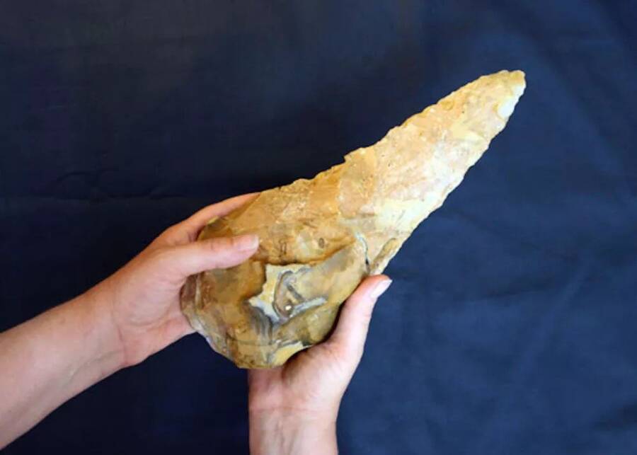 Holding The Handaxe