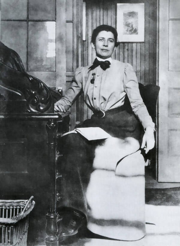 Ida Tarbell At Her Desk