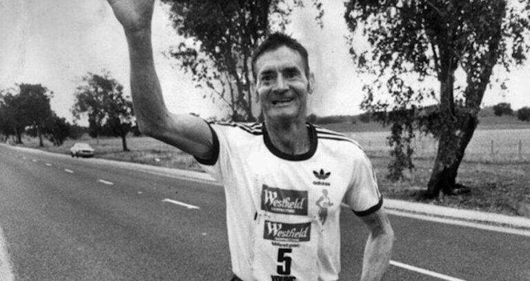 Marathoner Cliff Young