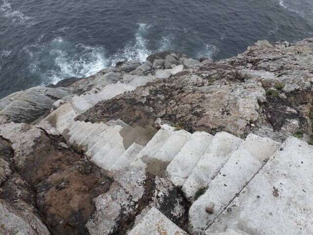 Stone Steps Into The Ocean