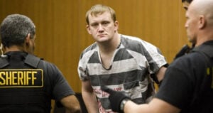 Dale Hausner Looks At Camera In Court