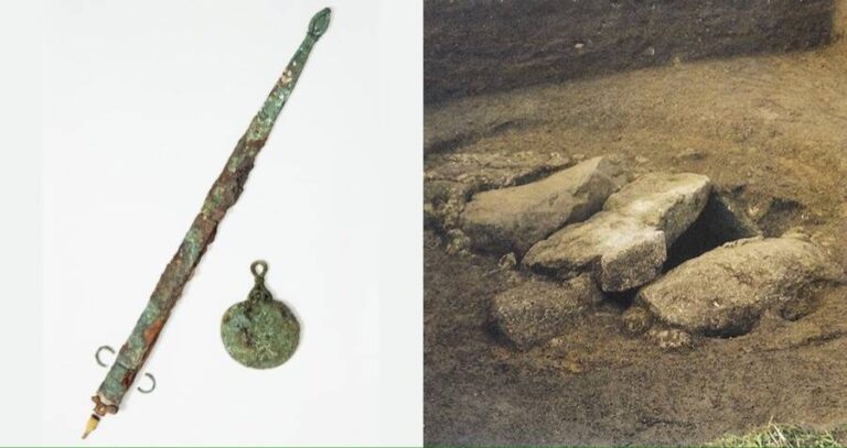 Iron Age Warrior Sword And Grave