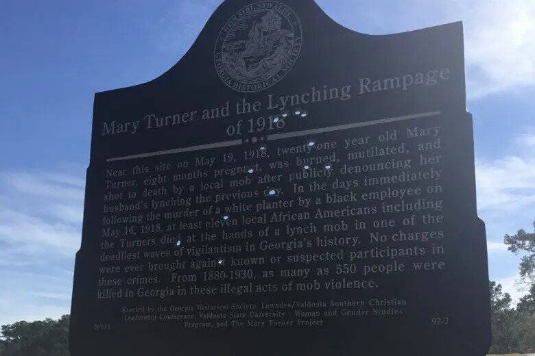 Mary Turner Memorial Marker