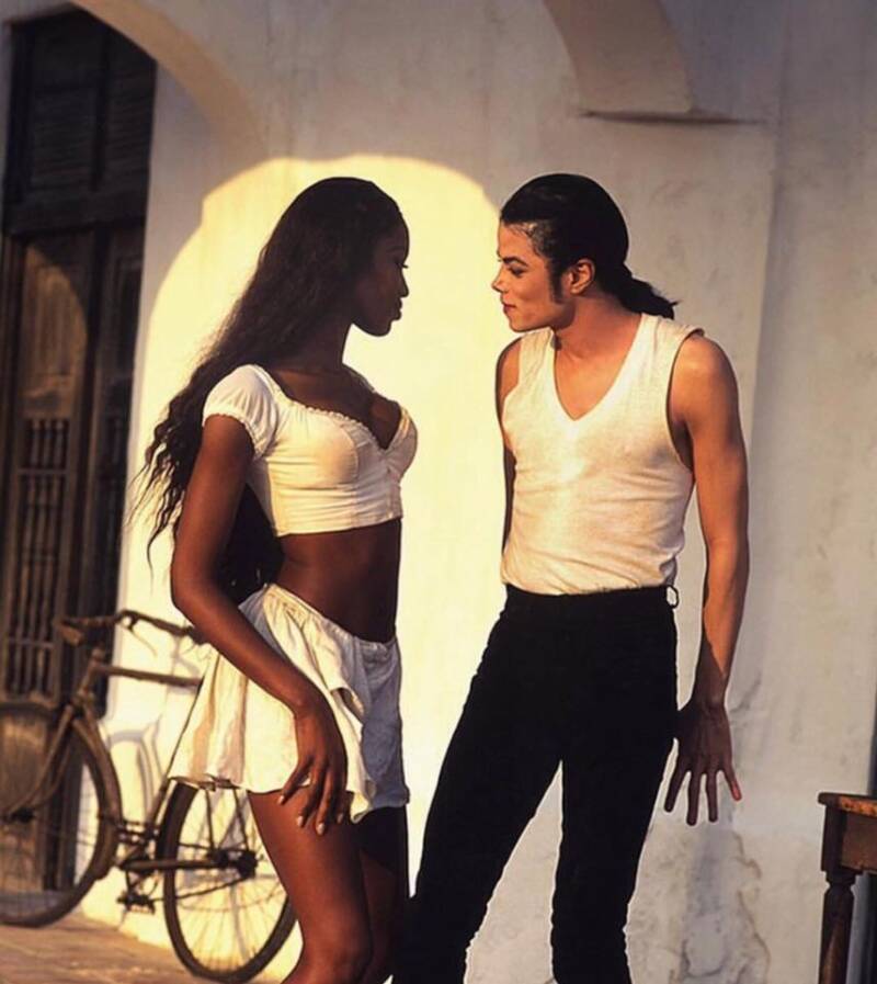 Michael Jackson And Naomi Campbell