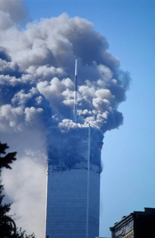 North Tower After Impact On 9/11