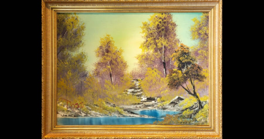 First Bob Ross Painting From 'The Joy Of Painting' Goes On Sale