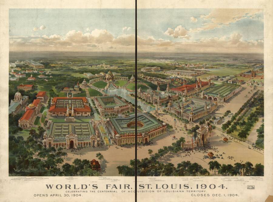 St. Louis World's Fair From Above