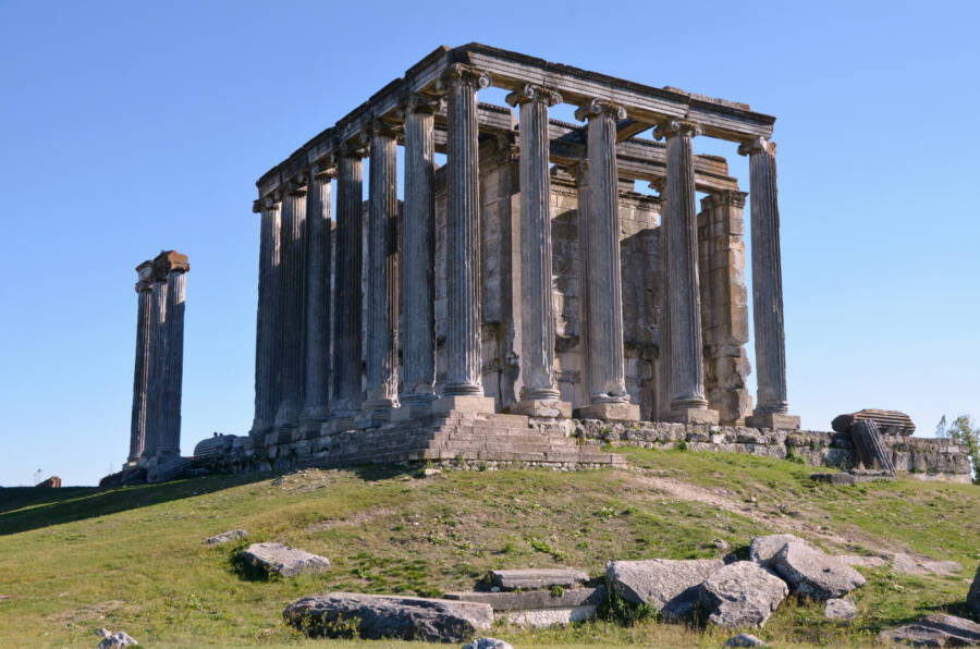 Temple Of Zeus At Ainazoi