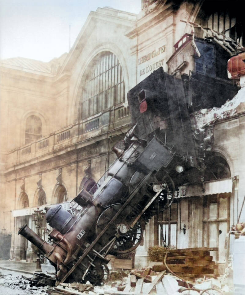 Train Wreck At Montparnasse