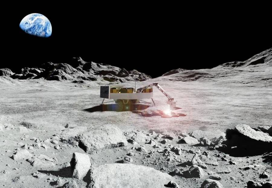 3D Printer On The Moon
