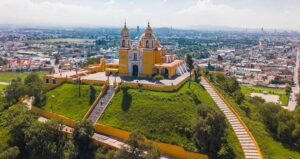Aerial View Of Puebla Mexico