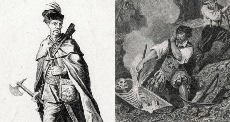 Arnold Paole Alongside Vampire Grave