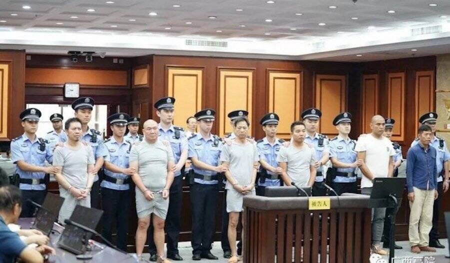 Five Hitmen In Guangxi Court