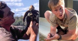 Steve Irwin Alongside Robert Irwin