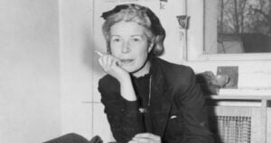 Axis Sally Sitting On A Cot