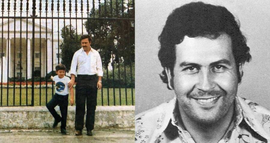 The Story Of Pablo Escobars Photo In Front Of The White House 9143