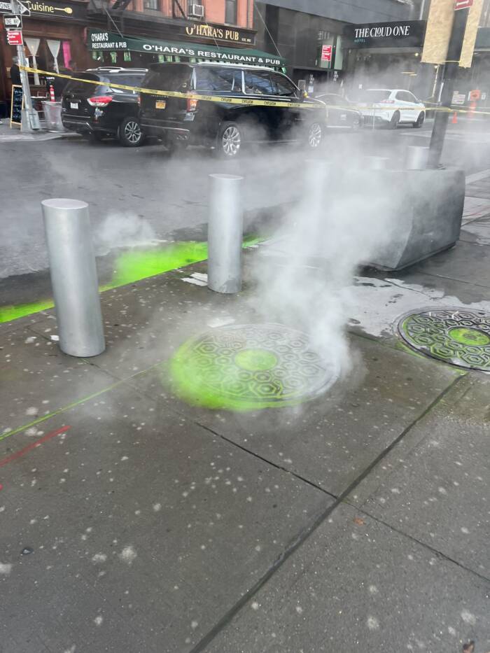 Green Ooze On New York Streets
