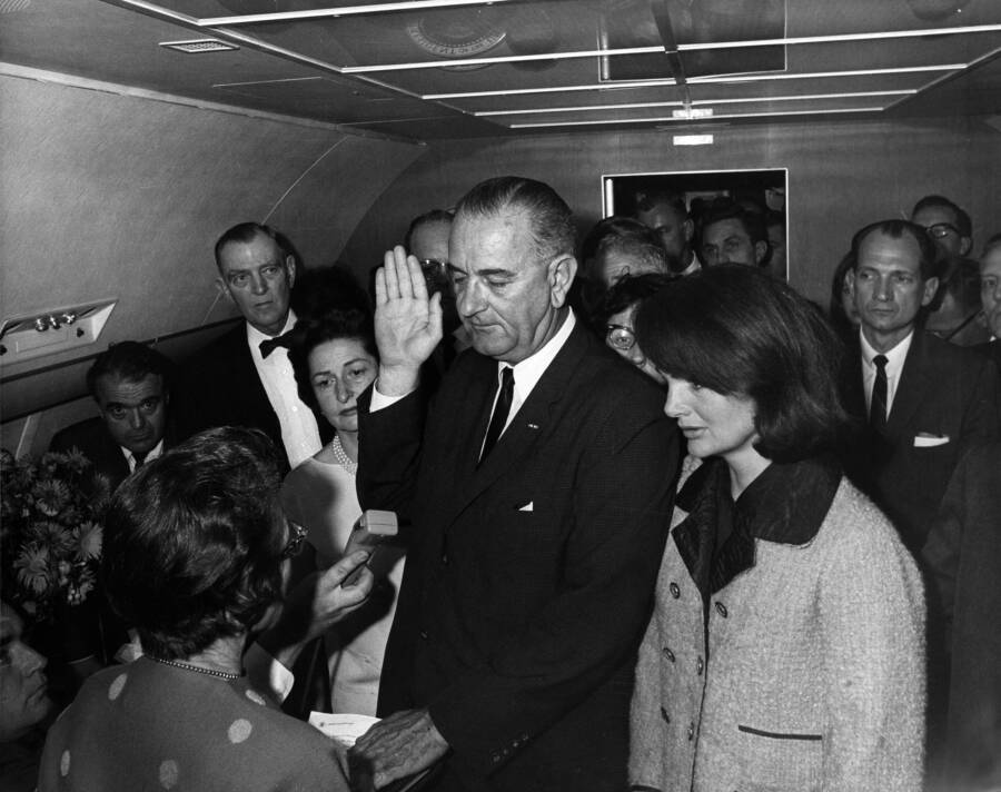 LBJ Sworn In As President