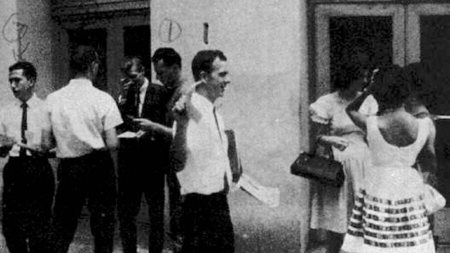 Lee Harvey Oswald Passing Out Pamphlets