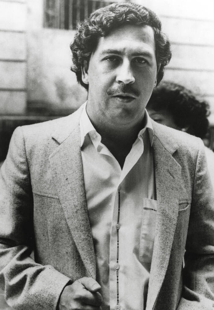 Pablo Escobar In A Suit Jacket