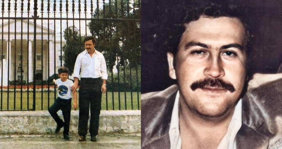 The Story Of Pablo Escobar's Photo In Front Of The White House